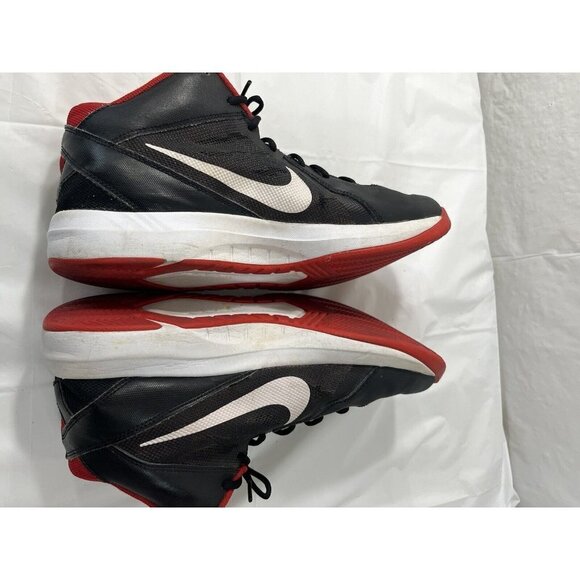 Nike Men The Air Overplay IX Basketball Shoe Black/Red Sz 13 Style 831572-004 - Picture 7 of 16